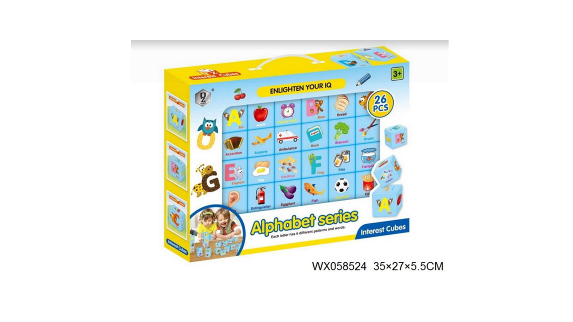 interest cubes 26pcs Alphabets series magnetic